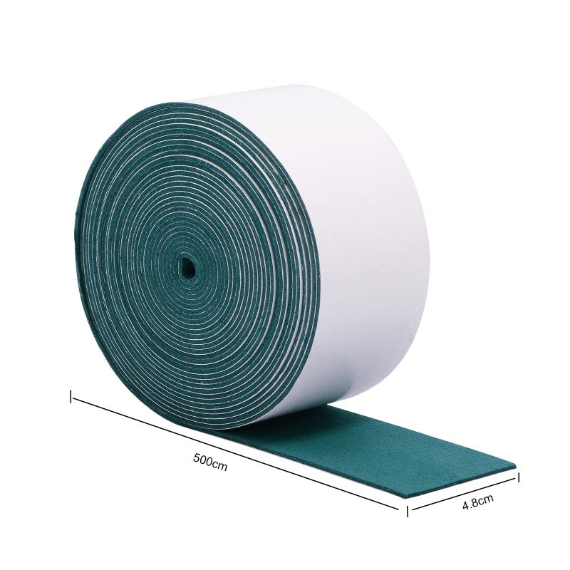 FOSHIO Micro Fiber Felt for Squeegee Edge Wrapping 5 Meters Length - Dark Green Suede Felt to Cover The Edges of Hard Card Squeegees - Image 2